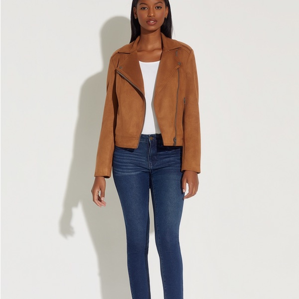 Philosophy Faux Suede Moto Jacket